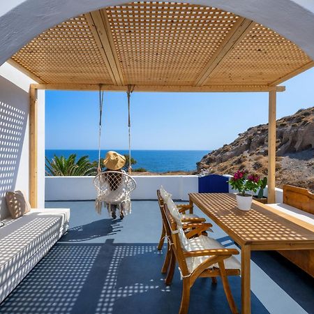 Peaceful Seafront Retreat In Santorini -Sonus Mare Beach Houses Βούρβουλος Εξωτερικό φωτογραφία