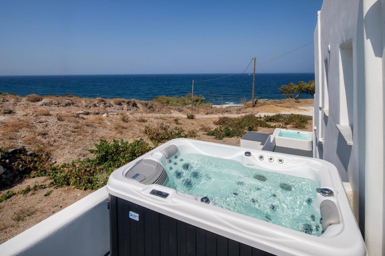 Peaceful Seafront Retreat In Santorini -Sonus Mare Beach Houses Βούρβουλος Εξωτερικό φωτογραφία