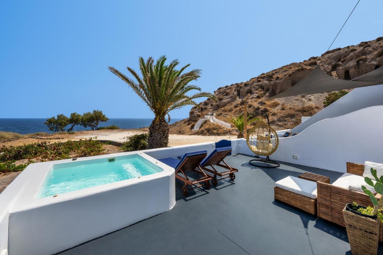 Peaceful Seafront Retreat In Santorini -Sonus Mare Beach Houses Βούρβουλος Εξωτερικό φωτογραφία