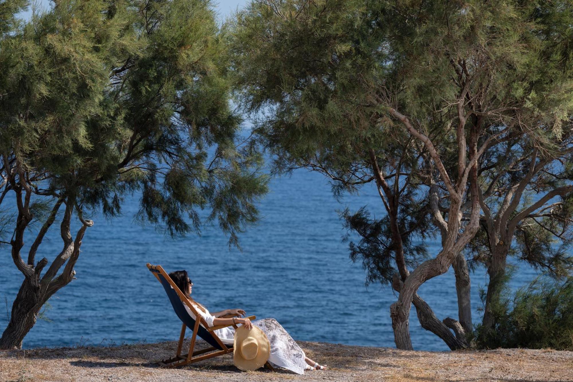 Peaceful Seafront Retreat In Santorini -Sonus Mare Beach Houses Βούρβουλος Εξωτερικό φωτογραφία