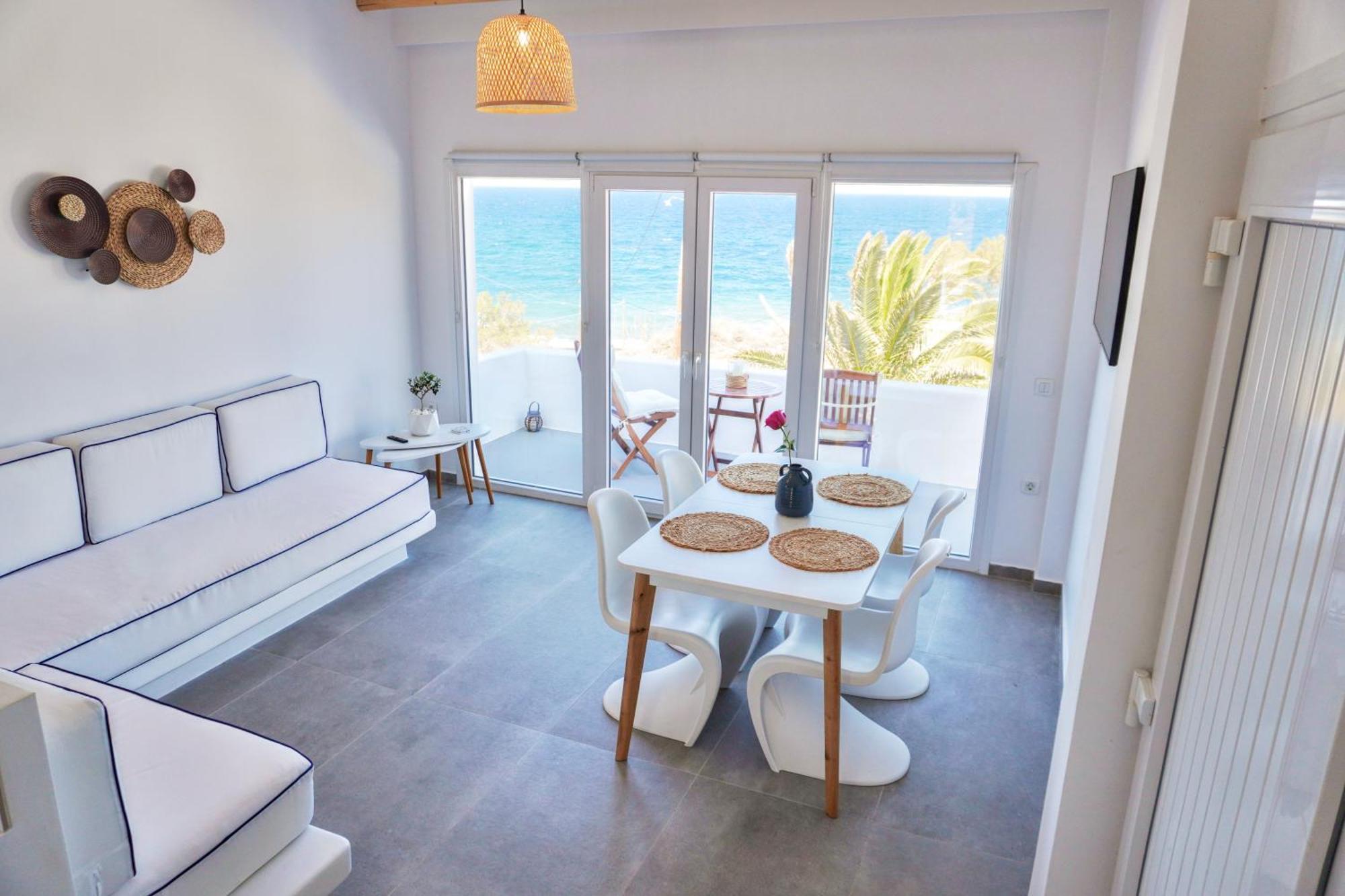 Peaceful Seafront Retreat In Santorini -Sonus Mare Beach Houses Βούρβουλος Εξωτερικό φωτογραφία